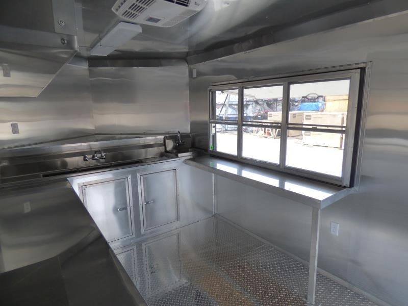 8.5′ x 24′ Concession Trailer Red BBQ Food Event Catering — photo 6