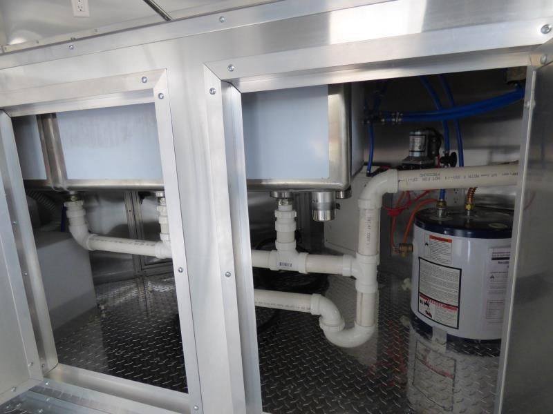 Concession Trailer 8.5′ x 24′ Red – BBQ Smoker Food Catering — photo 2