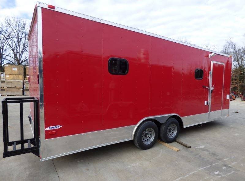Concession Trailer 8.5’x22′ Red – Food Event Catering BBQ — photo 3