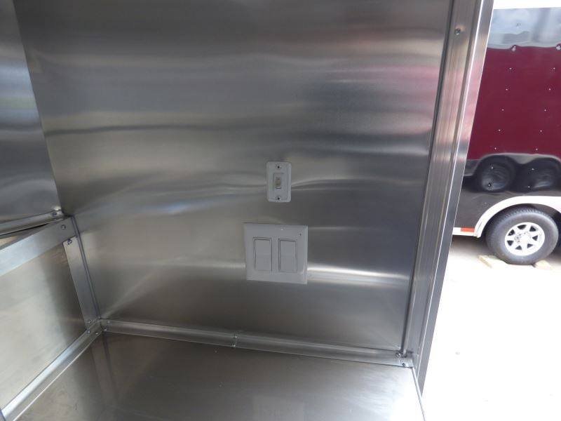 Concession Trailer 8.5’x22′ Red – Food Event Catering BBQ — photo 2
