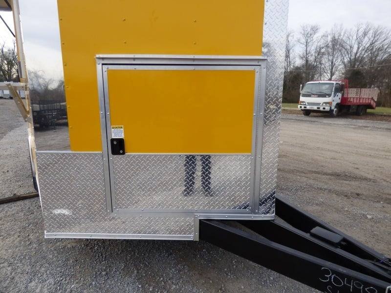 Concession Trailer 8.5’x14′ Yellow – Smoker BBQ Catering Event — photo 5