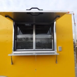 8.5 x 14 Penske Yellow Trailer with half-walled 6-foot porch - view 14