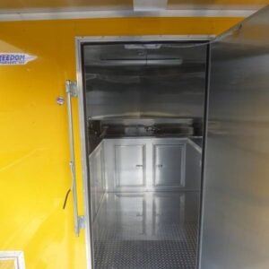 8.5 x 14 Penske Yellow Trailer with half-walled 6-foot porch - view 11