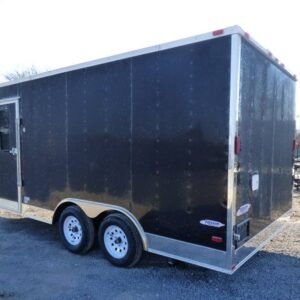 8.5 x 16 Black Vending Trailer with 42-inch vent hood - view 15
