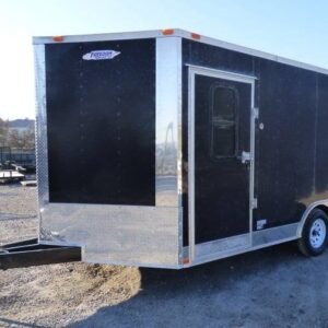 8.5 x 16 Black Vending Trailer with 42-inch vent hood - view 14