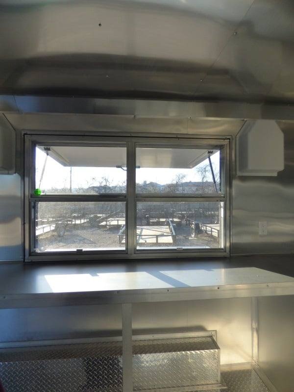 Concession Trailer 8.5’x16′ Black – Food Event Catering BBQ — photo 2