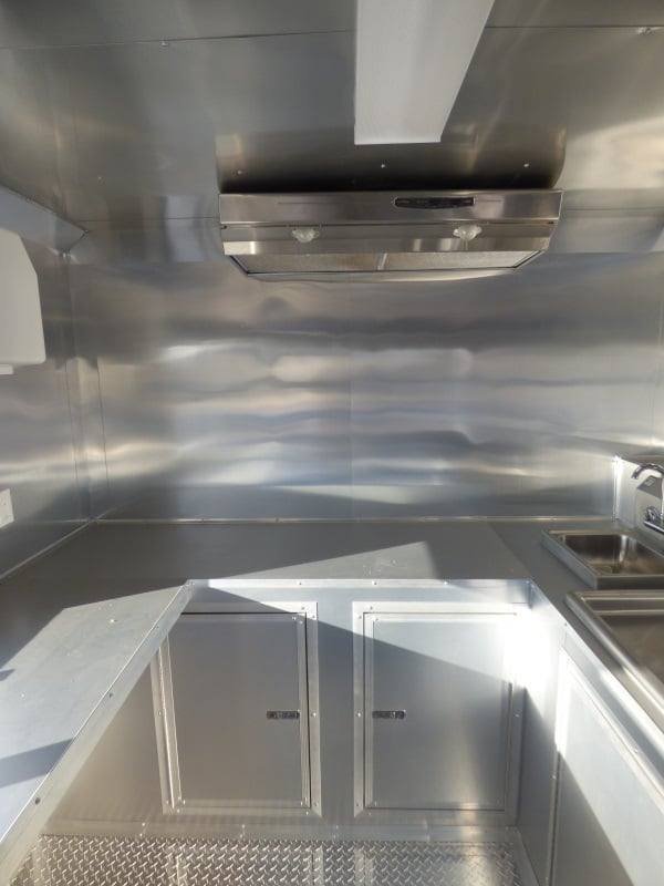 Concession Trailer 8.5’x16′ Black – Food Event Catering BBQ — photo 3