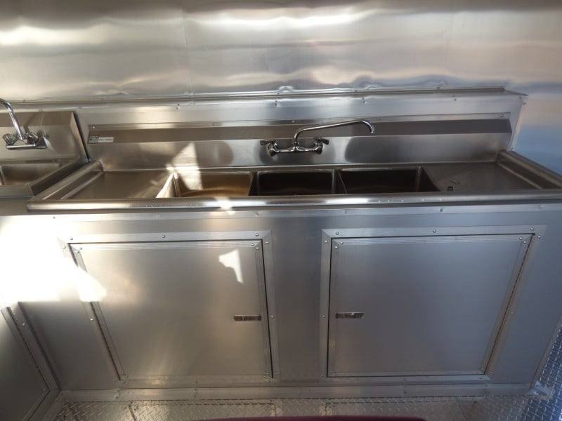 Concession Trailer 8.5’x16′ Black – Food Event Catering BBQ — photo 5