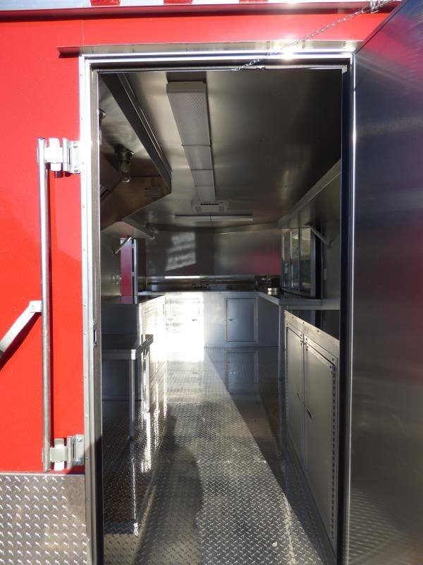 Concession Trailer 8.5’x16′ Red – Food Catering Event BBQ — photo 6