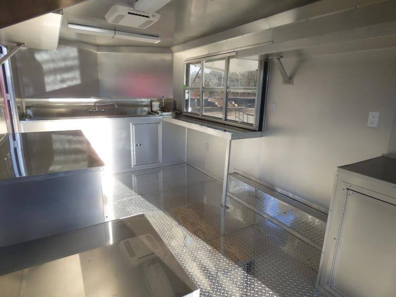 Concession Trailer 8.5’x16′ Red – Food Catering Event BBQ — photo 4