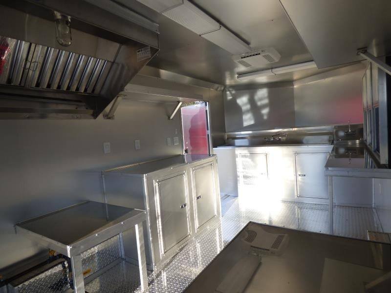 Concession Trailer 8.5’x16′ Red – Food Catering Event BBQ — photo 2