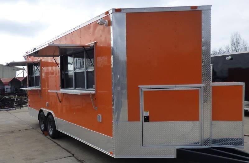 Concession Trailer 8.5′ x 20′ Orange – Event Food Catering BBQ — photo 14