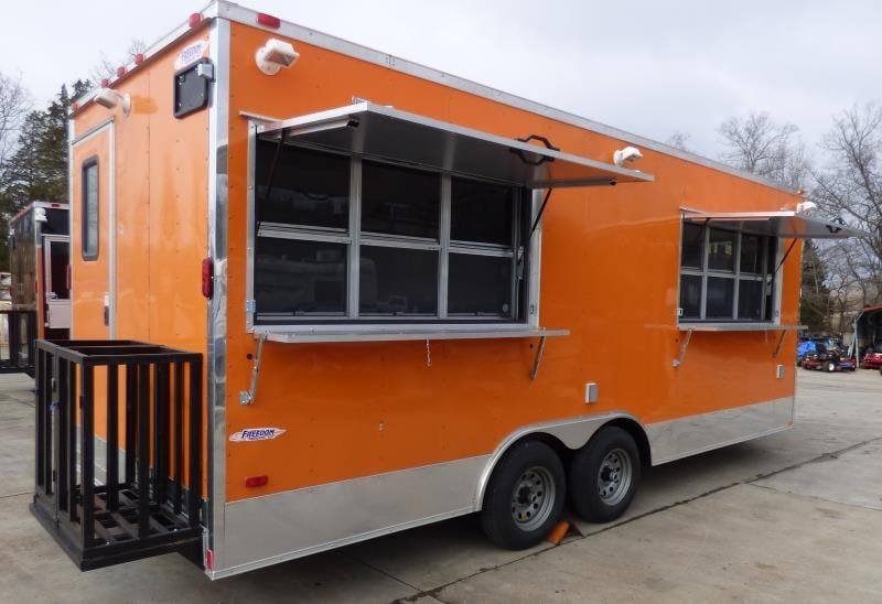 Concession Trailer 8.5′ x 20′ Orange – Event Food Catering BBQ — photo 10