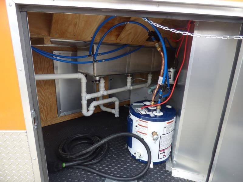 Concession Trailer 8.5′ x 20′ Orange – Event Food Catering BBQ — photo 7