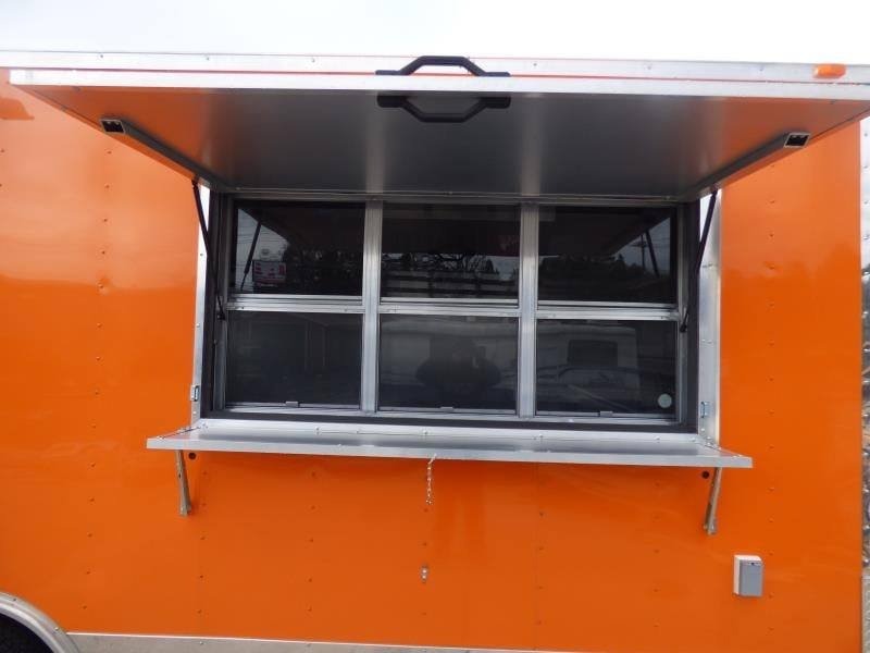 Concession Trailer 8.5′ x 20′ Orange – Event Food Catering BBQ — photo 6