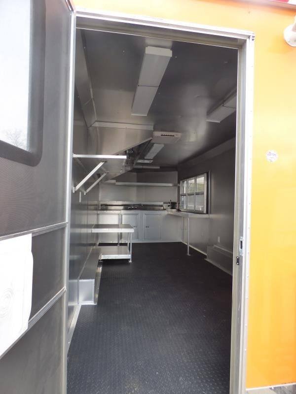 Concession Trailer 8.5′ x 20′ Orange – Event Food Catering BBQ — photo 12