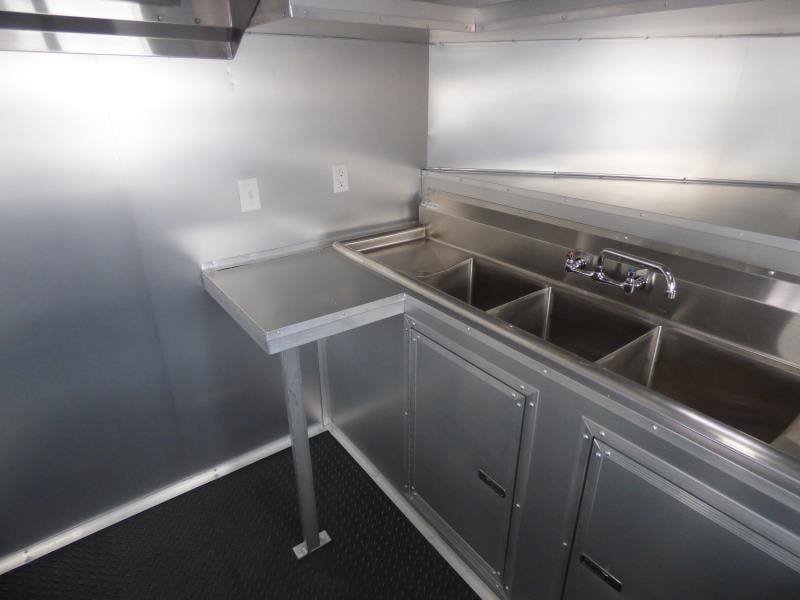 Concession Trailer 8.5′ x 20′ Orange – Event Food Catering BBQ — photo 5