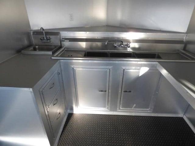 Concession Trailer 8.5′ X 30′ White – Food Event Catering — photo 10