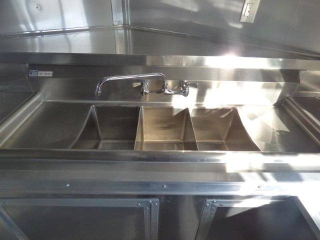 Concession Trailer 8.5’x18′ White Catering Food Vending Event — photo 4