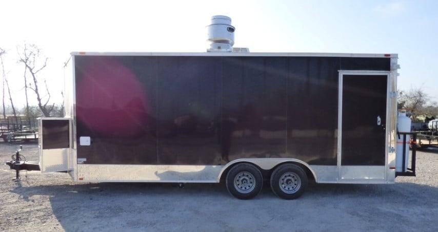 Concession Trailer 8.5 X 20 Black – Food Event Catering — photo 4