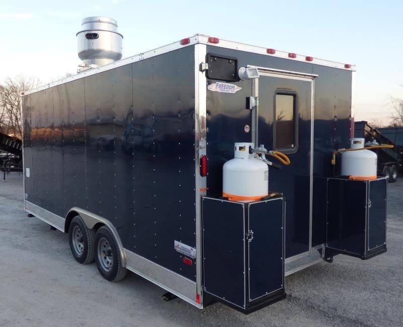 Concession Trailer 8.5’x18′ Indigo Blue – Food Event Catering BBQ — photo 15