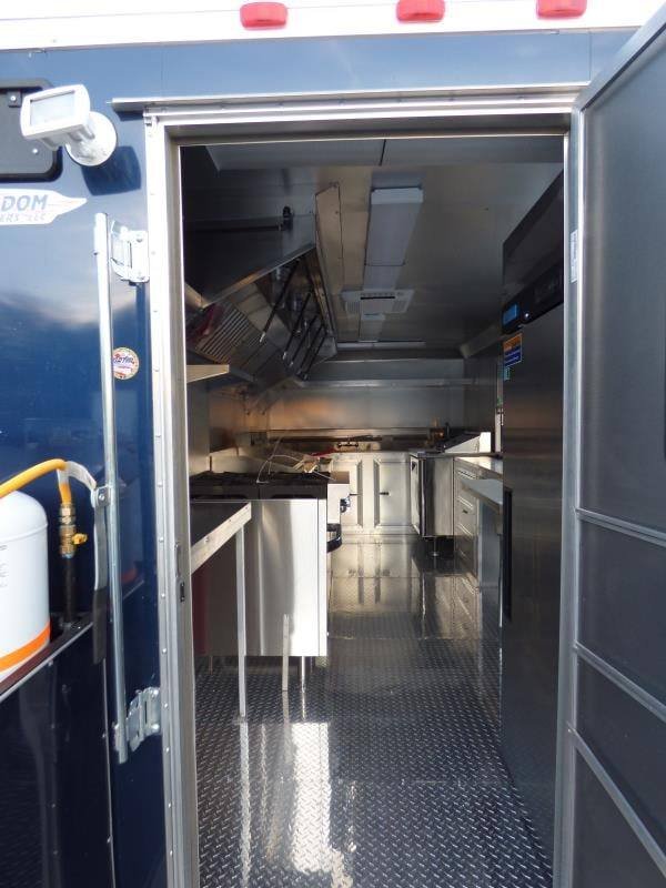 Concession Trailer 8.5’x18′ Indigo Blue – Food Event Catering BBQ — photo 13