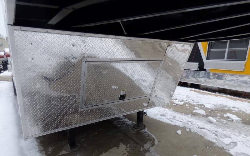 8.5′ x 34′ White Catering Event Concession Food Trailer — photo 2