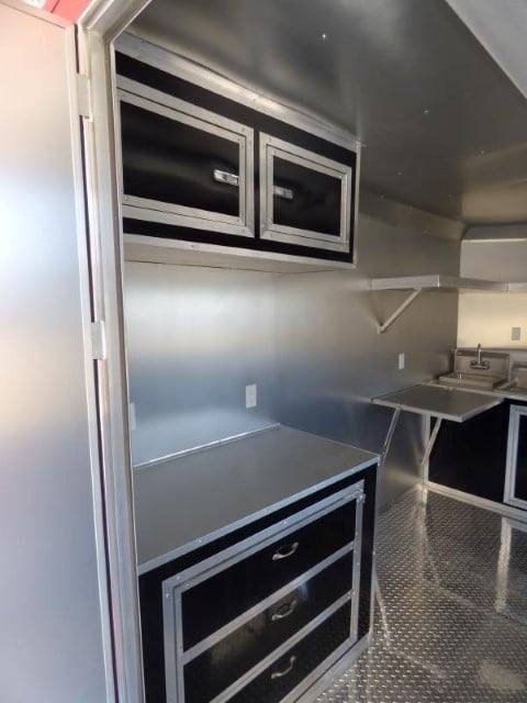 Concession Trailer 8.5′ X 20′ Red – BBQ Event catering — photo 6