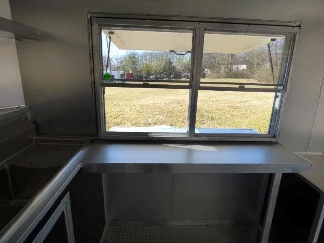 Concession Trailer 8.5′ X 20′ Red – BBQ Event catering — photo 15