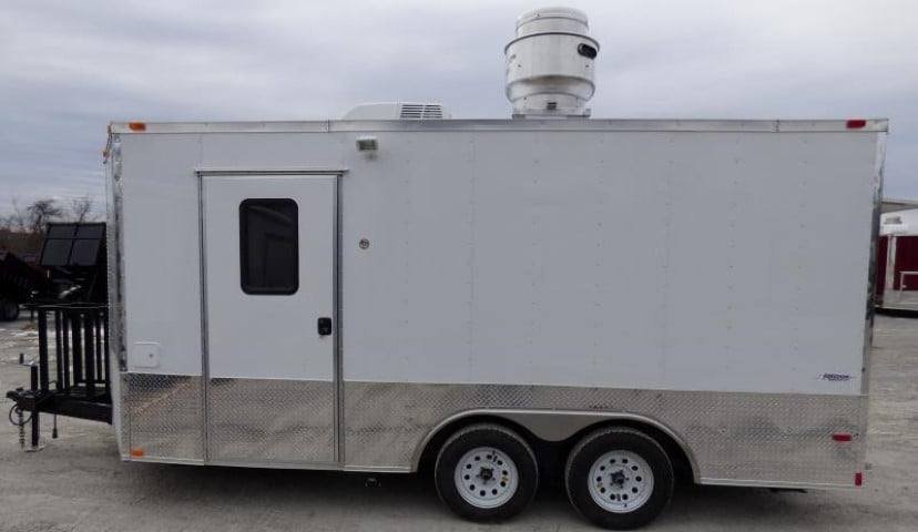 Concession Trailer 8.5′ X 16′ White Food Event Catering — photo 12