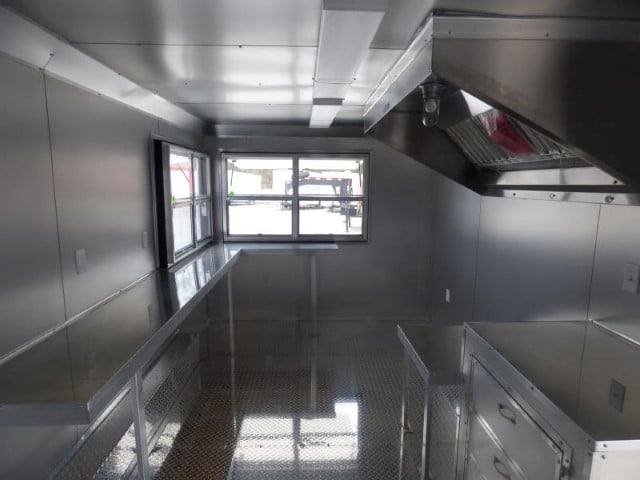 Concession Trailer 8.5′ X 16′ White Food Event Catering — photo 3