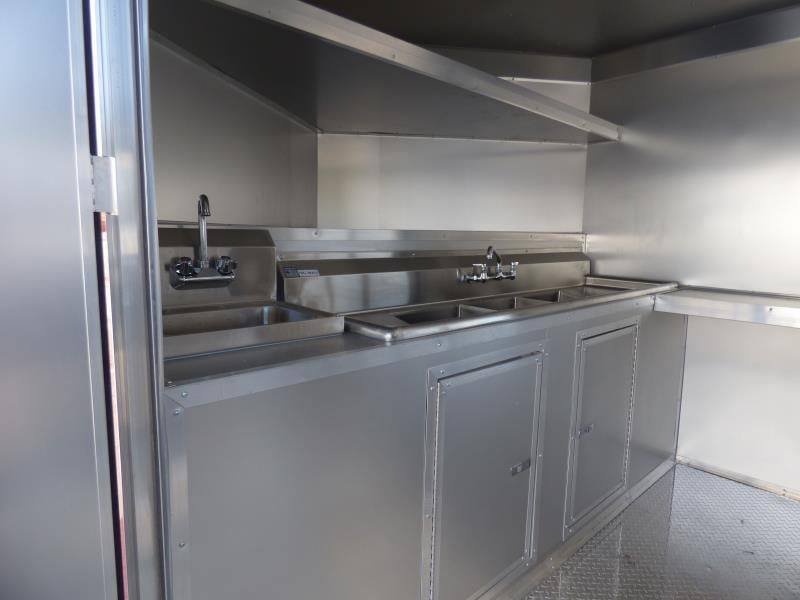 Concession Trailer 8.5′ X 14′ Red – Food Event Catering — photo 7