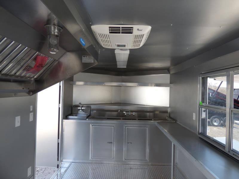 Concession Trailer 8.5′ X 14′ Red – Food Event Catering — photo 14