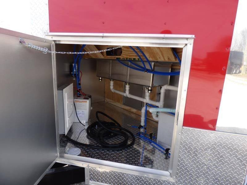 Concession Trailer 8.5′ X 14′ Red – Food Event Catering — photo 9