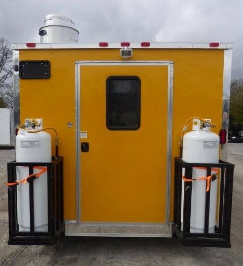 Concession Trailer 8.5′ X 18′ Yellow – Food Event Catering — photo 12
