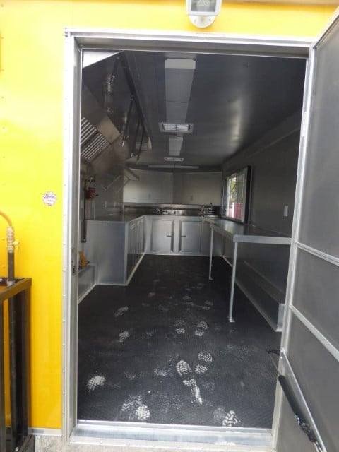 Concession Trailer 8.5′ X 18′ Yellow – Food Event Catering — photo 11