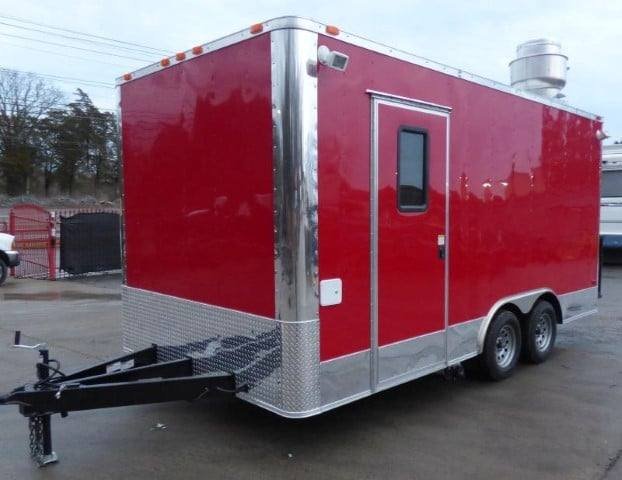Concession Trailer 8.5′ X 17′ Red – Food Event Catering — photo 13