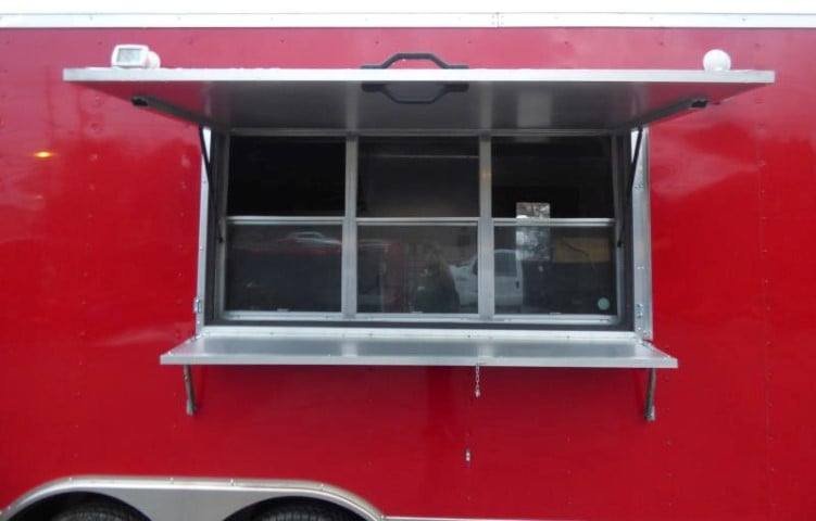 Concession Trailer 8.5′ X 17′ Red – Food Event Catering — photo 10