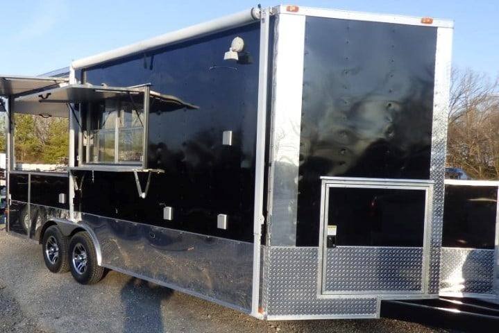 Concession Trailer 8.5′ X 20′ Black – BBQ Event Catering — photo 15