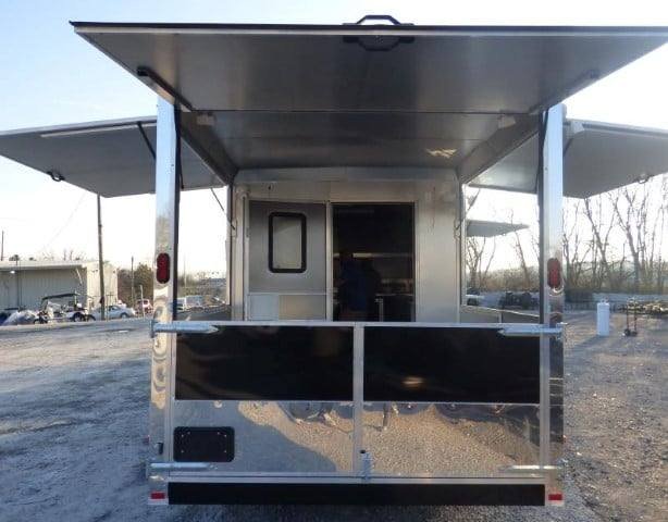 Concession Trailer 8.5′ X 20′ Black – BBQ Event Catering — photo 8