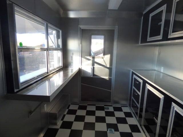 Concession Trailer 8.5′ X 20′ Black – BBQ Event Catering — photo 12
