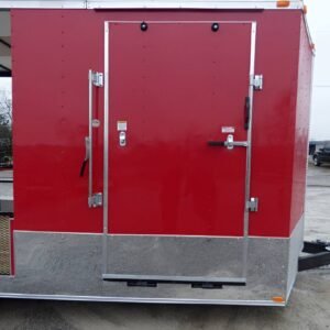 7 x 20 Motorcycle Trailer hybrid hauler with covered display porch - view 10