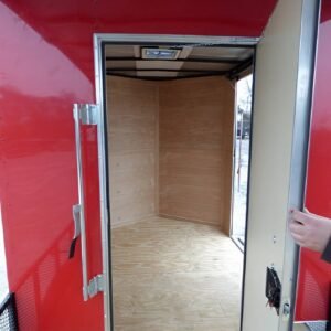 7 x 20 Motorcycle Trailer hybrid hauler with covered display porch - view 15