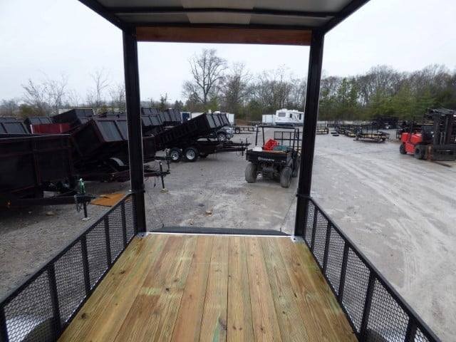 Enclosed Trailer 7′ x 20′ Red Hybrid Motorcycle Event Trailer — photo 6