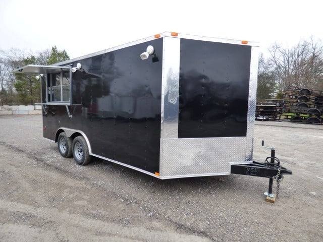 Concession Trailer 8.5′ X 16′ Black – Event Catering Concession — photo 7