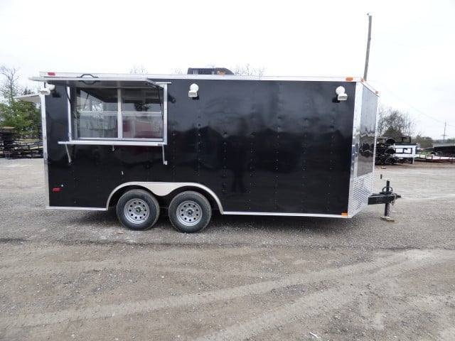 Concession Trailer 8.5′ X 16′ Black – Event Catering Concession — photo 9