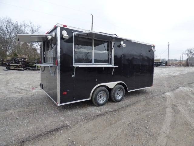 Concession Trailer 8.5′ X 16′ Black – Event Catering Concession — photo 15