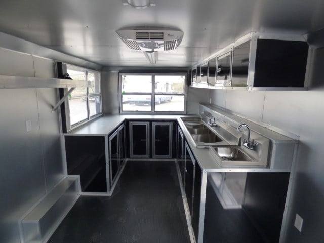 Concession Trailer 8.5′ X 16′ Black – Event Catering Concession — photo 2