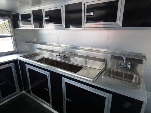 Concession Trailer 8.5′ X 16′ Black – Event Catering Concession — photo 8