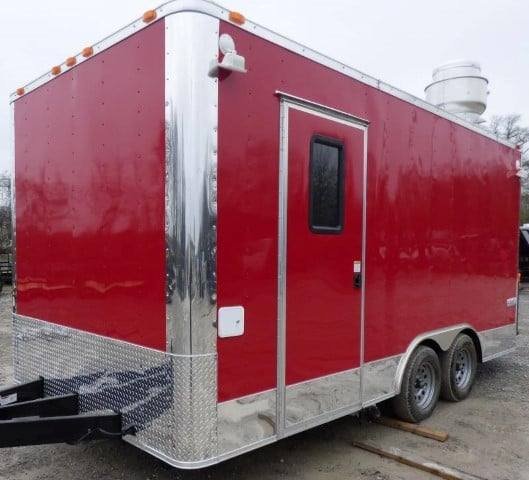 Concession Trailer 8.5′ X 17′ Red – Food Event Catering — photo 12